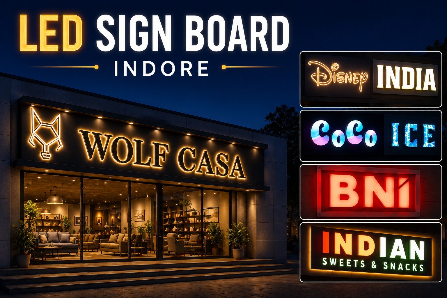 LED Sign Board Indore