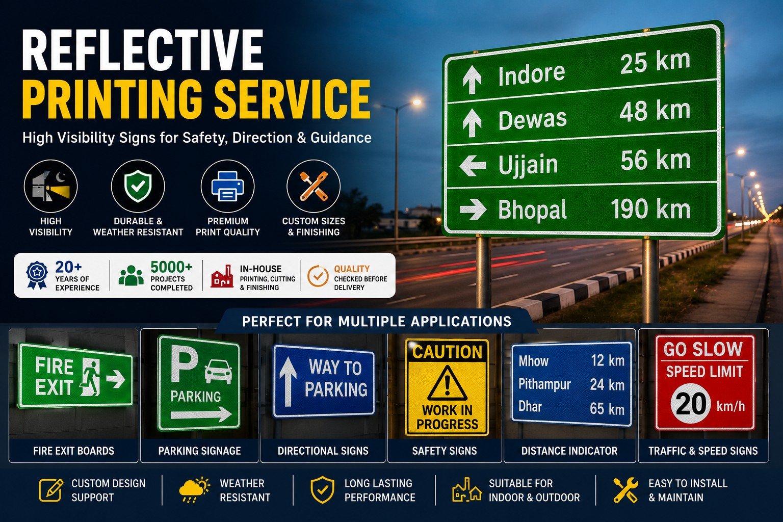 Reflective Printing Service in Indore