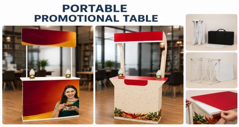 portable promotional table​: Complete Guide to Types, Uses & Benefits